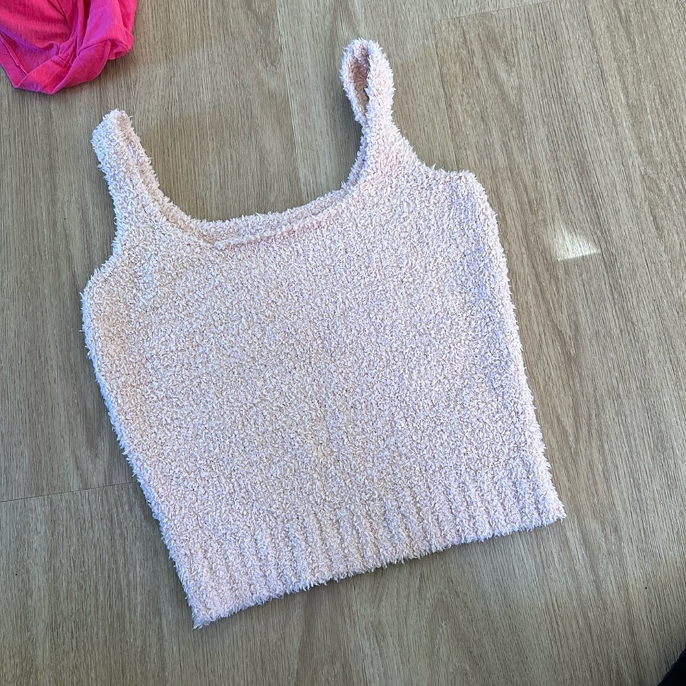 SKIMS baby pink Teddy Tank